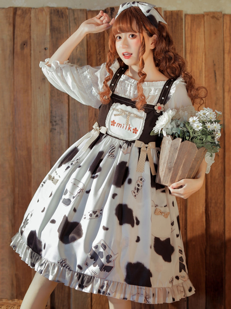 Eieyomi- Sweet Milk Candy - Kawaii Lolita JSK