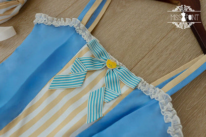 Miss Point - Daisy Lemon - Daily Lolita Lemon Print JSK Customized