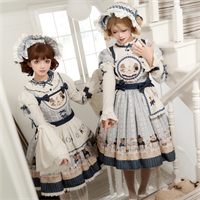 Babyblue - Animal Dinner Handle - Sweet Doll Lolita Headband BNT Bow Trailing Clips