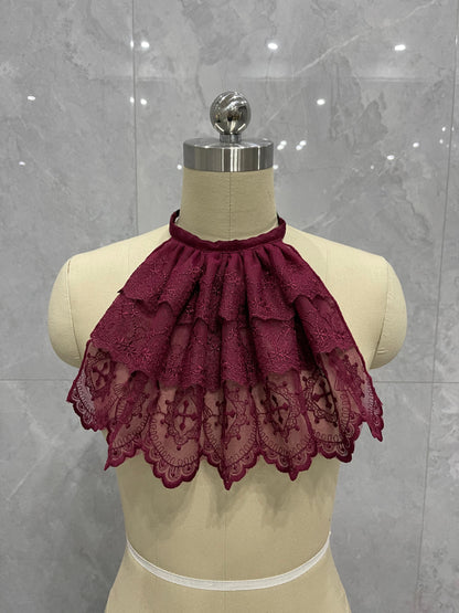 Summer Story - Elegant Lolita Bib Lace Lolita Accessory