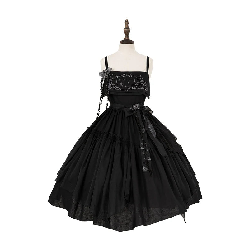Nuit De Cellophane - A Thousand Moonfalls - Elegant Lolita JSK Dress Thin Cardigan