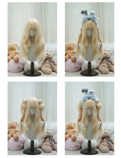 Imperial Tea - Sweet Lolita Long Wigs, Detachable Ponytail