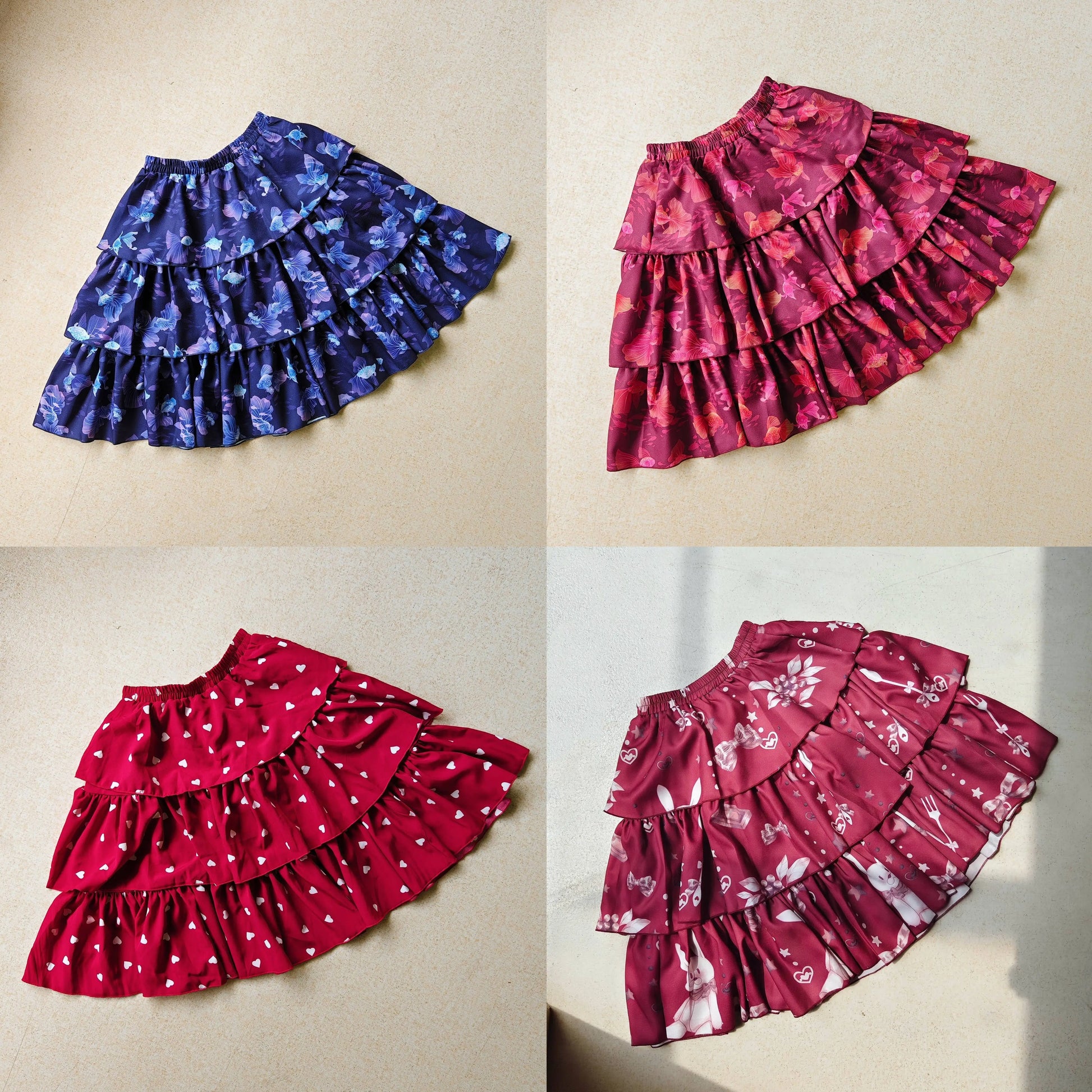 Magic Tea Party - Cotton Lolita SK Multiple Patterns Lolita Skirt Collection