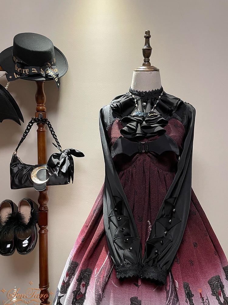 Sentaro - Dark Forest - Elegant Baroque Lolita Blouse