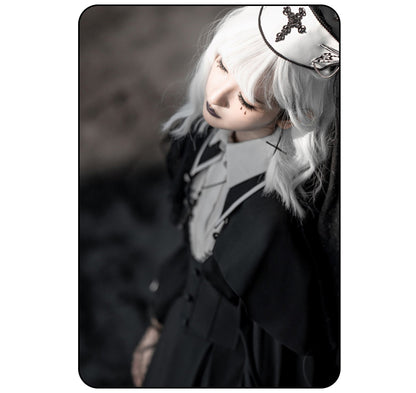 Susin Lolita - Cross Praise - Nun Style Gothic Lolita Dress and Blouse