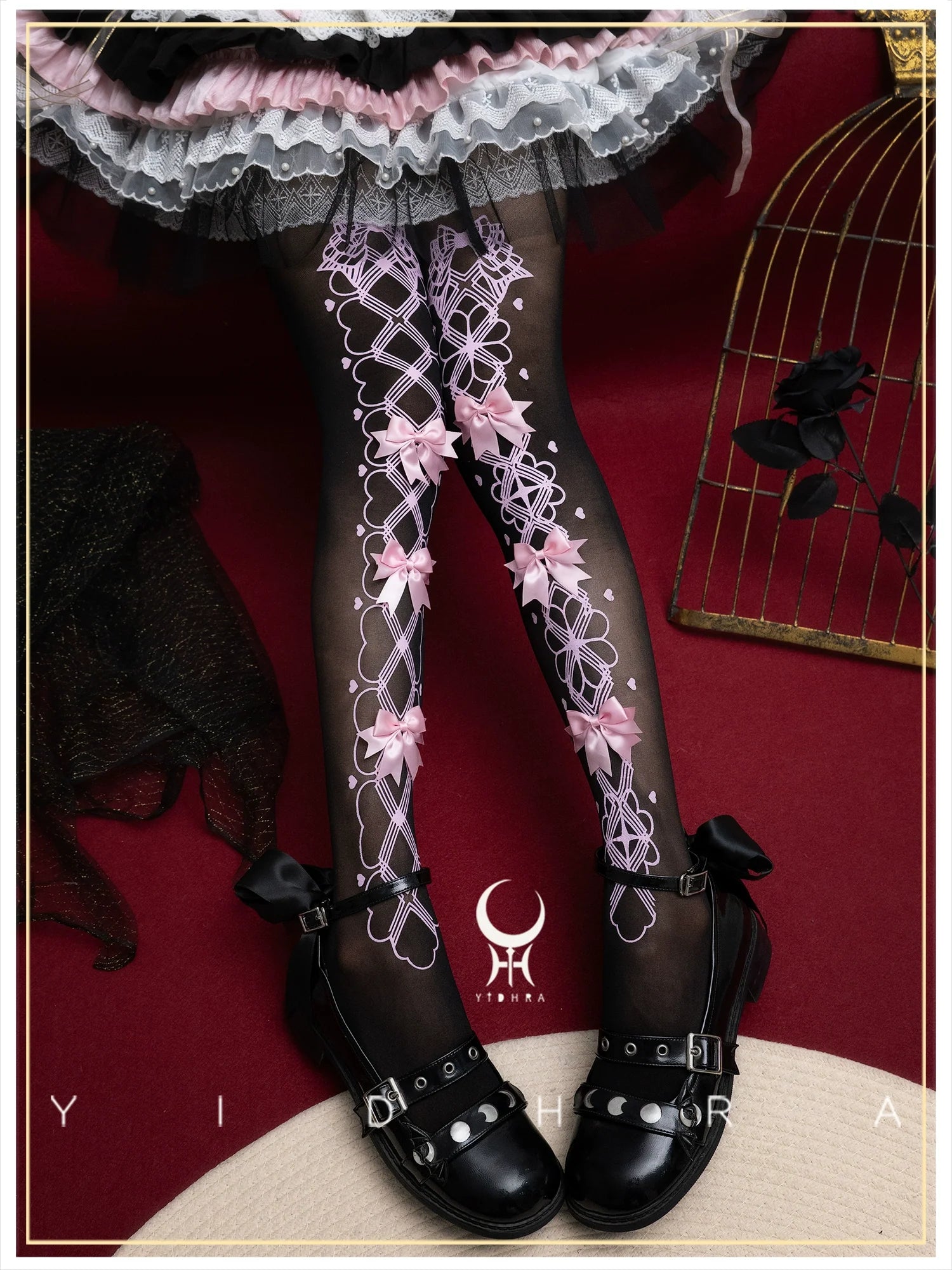 Yidhra - Witch 2.0 - Printed Lolita Pantyhose, Gorgeous Style