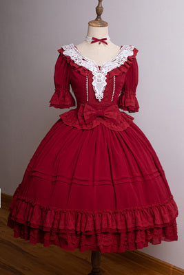 Dawn and Morning - The Dawn Song - Plus Size Lolita Elegant OP Dress