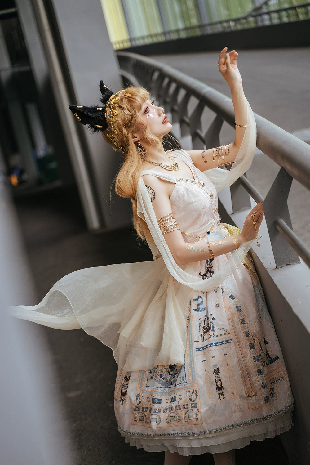 Miss Point - Dusk Best - Egyptian Lolita Dress Set Gorgeous JSK