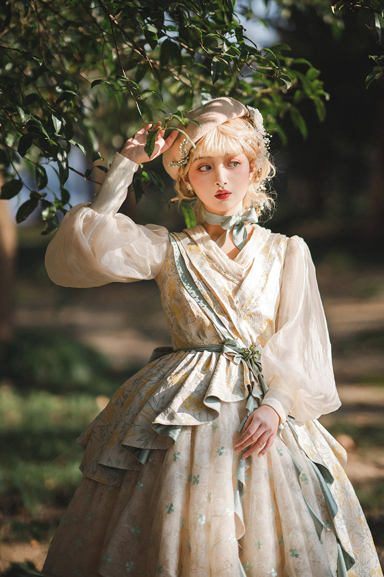 Fantastic Wind - Resurrection - Elegant Embroidery Lolita JSK Set