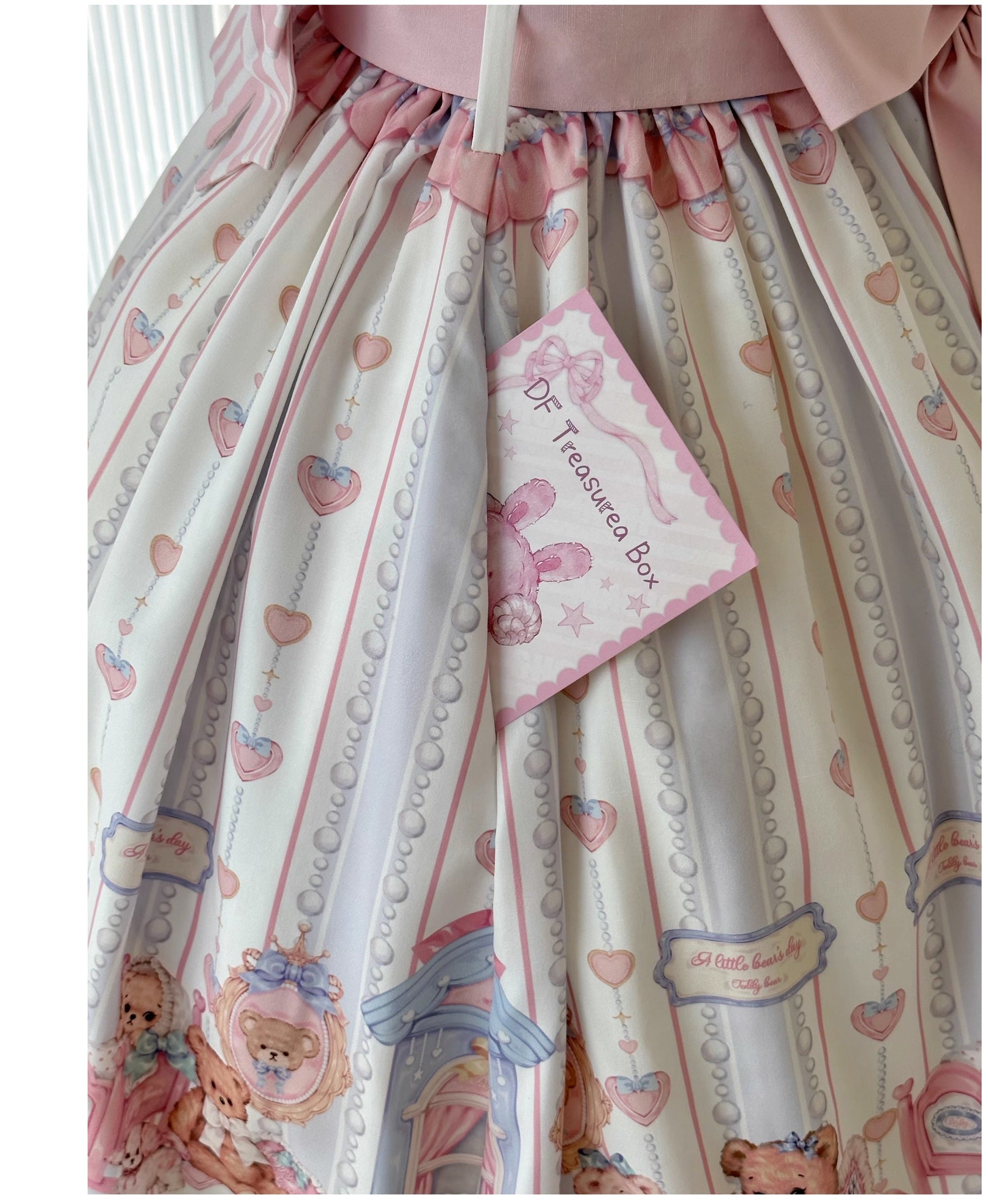 Eternity Spring - Barbie Bear - Sweet Lolita Bear Print JSK and OP