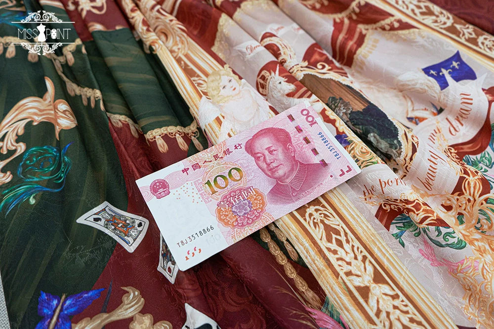 Miss Point - Kaleidoscope - Retro Lolita Dress Oil Painting Print JSK Dress Customized