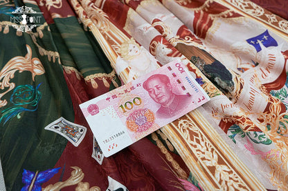 Miss Point - Kaleidoscope - Retro Lolita Dress Oil Painting Print JSK Dress Customized