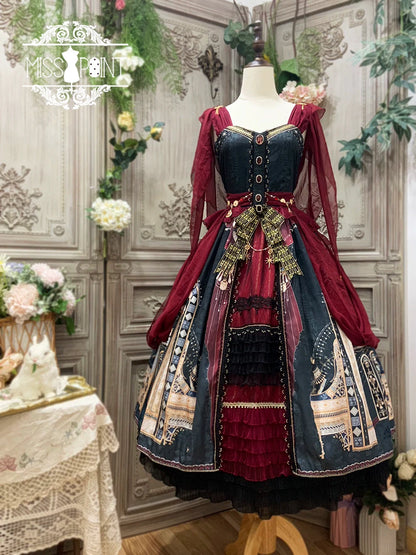 Miss Point - Dusk Best - Egyptian Lolita Dress Set Gorgeous JSK