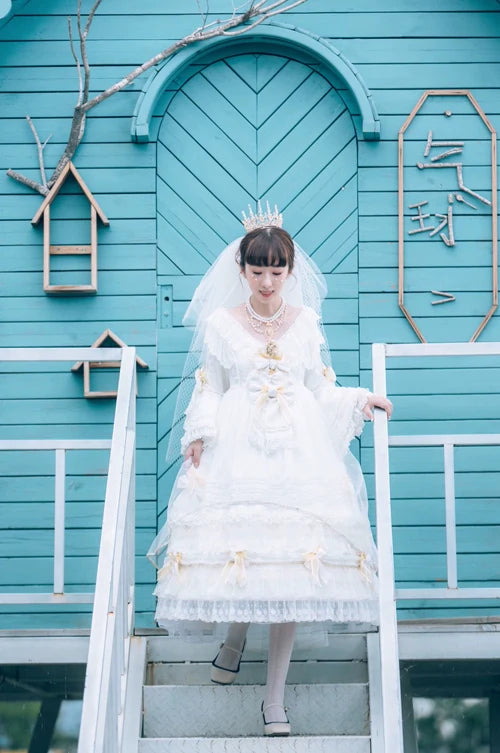 Rose of Sharon - Manor Ball II - Retro Lolita Necklace Pearl Necklace