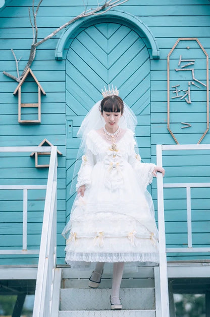 Rose of Sharon - Manor Ball II - Retro Lolita Necklace Pearl Necklace