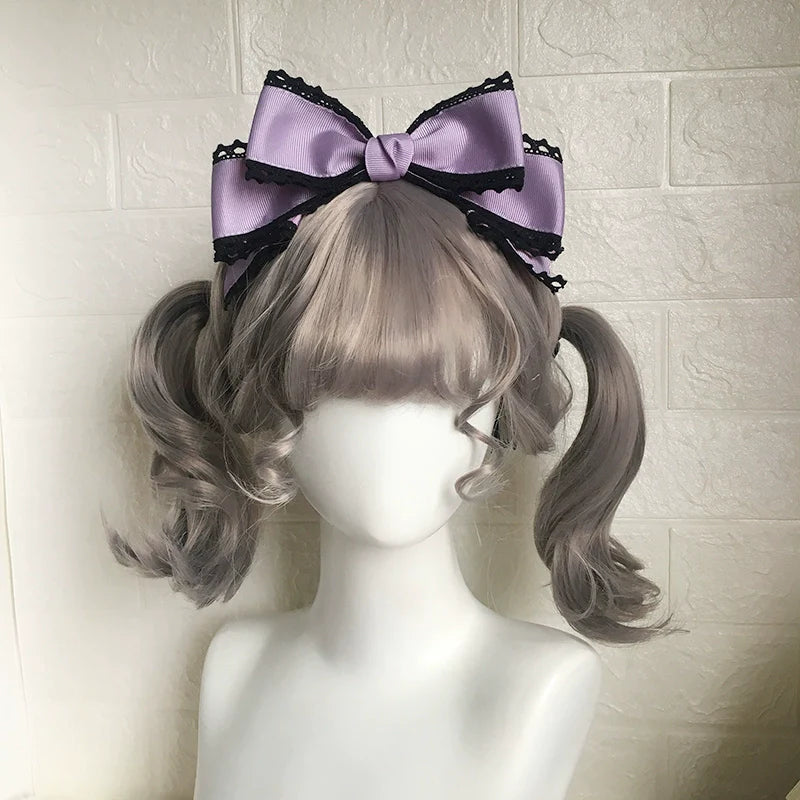 Qingyi Handmade - Sweet Lolita KC Multicolor Bow Lolita Headwear