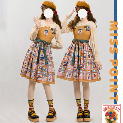 Miss Point - Berry Rose Lolita Accessories Collection KC Beret Necklace