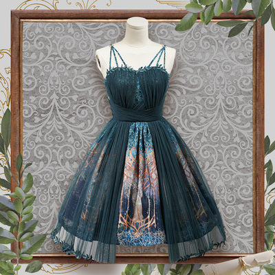 FunCcino - Dense Forest Corridor - Elegant Lolita Jumper Dress