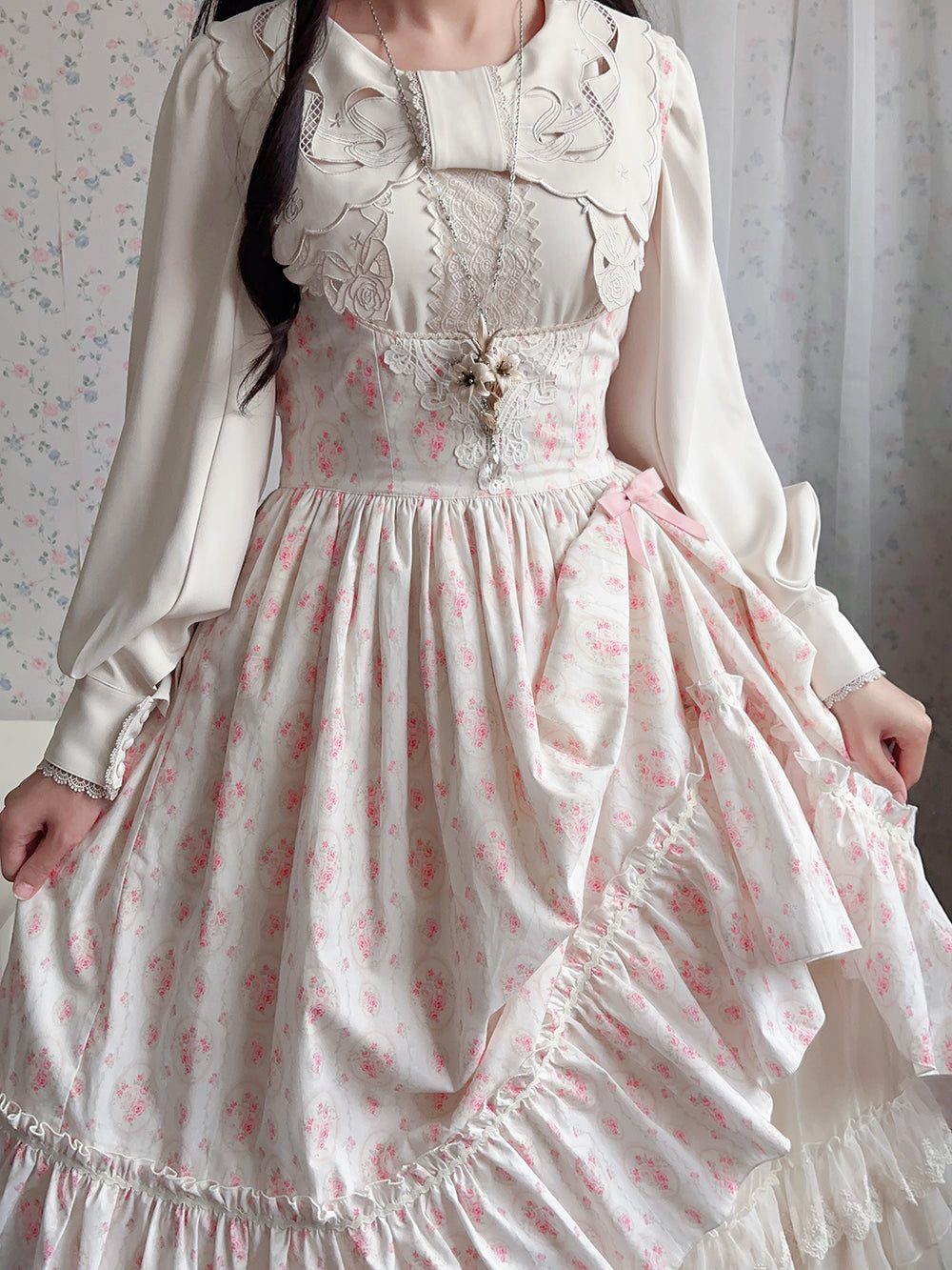 Miss Point - Happy Summer - Elegant Lolita Floral JSK Dress