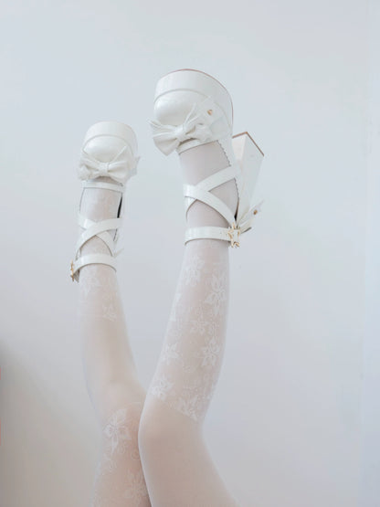 Beauty Bunny - Star Prayer - Kawaii Lolita Shoes Round Toe Summer Heels