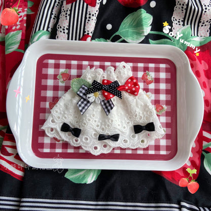 Bear Doll - Original Cute Lolita Bow Cuffs