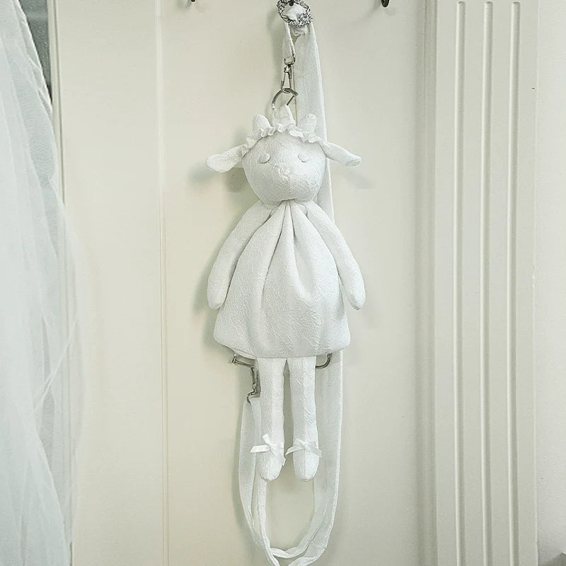 With PUJI - Puppet Box - Kawaii Lolita Bag Lamb Kitten Detachable Bag Dress Hat