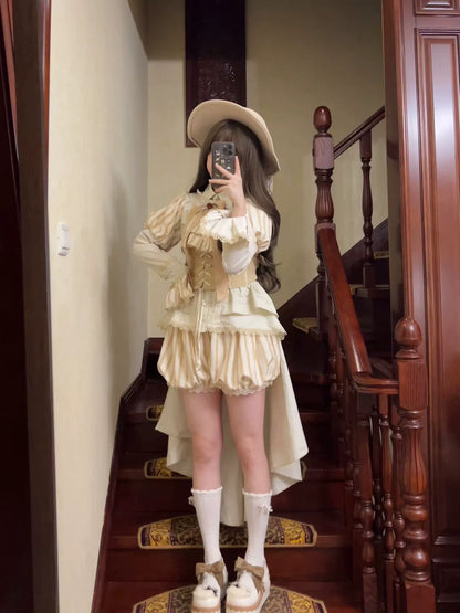Uncle's Workshop - Ouji Lolita Shirt Set, Prince Style Bloomers