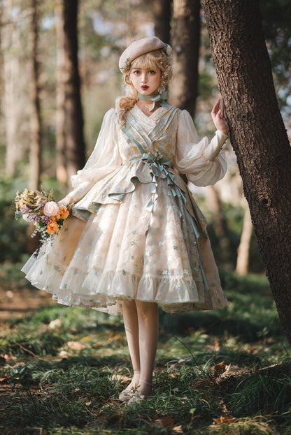 Fantastic Wind - Resurrection - Elegant Embroidery Lolita JSK Set