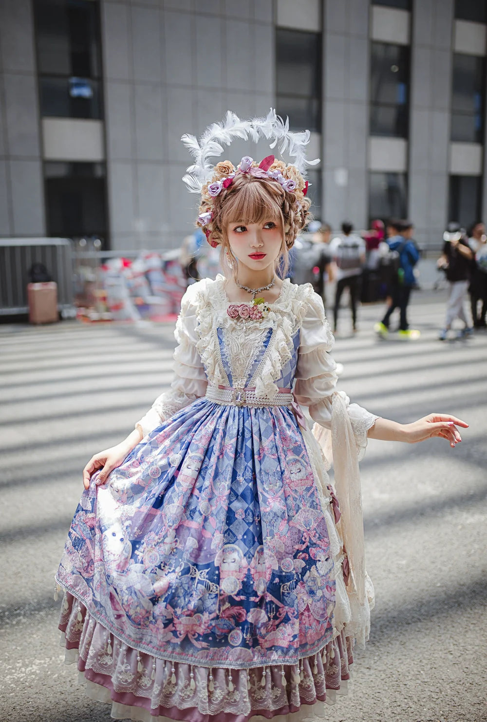 Miss Point - Elizabeth Meow - Classic Lolita Blouse Lotus Root Sleeve Lolita Shirt