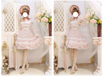 Magic Tea Party - Solid Color Lolita Casual Dress Floral Dress JSK