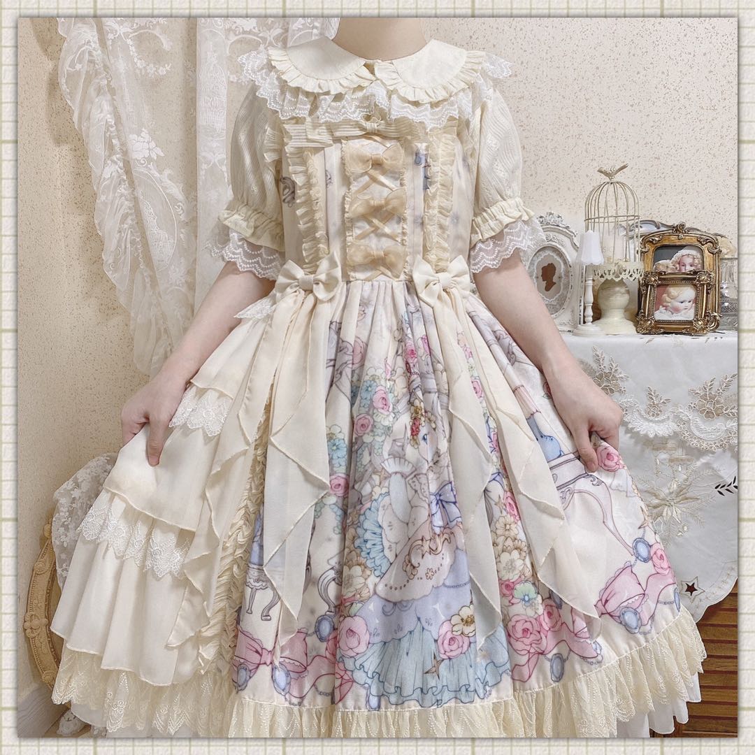 MIST - Sweet Lolita Golilla Short Sleeve Shirt