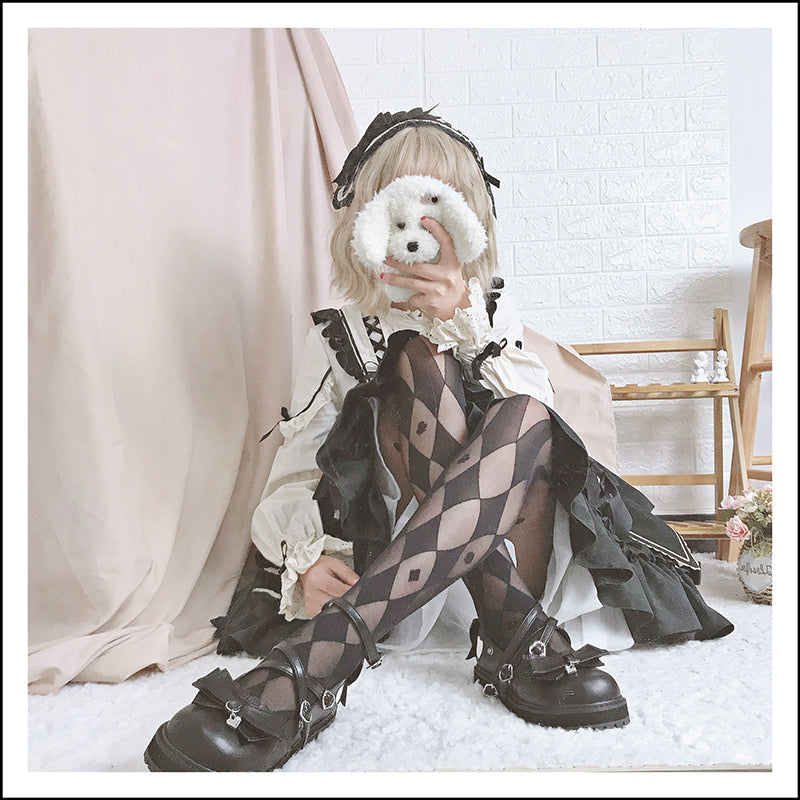 Roji roji - diamond Argyle Lolita Tights