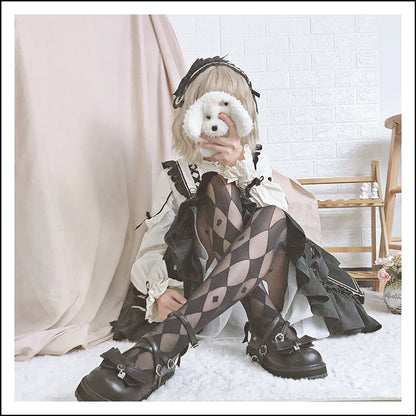 Roji roji - diamond Argyle Lolita Tights