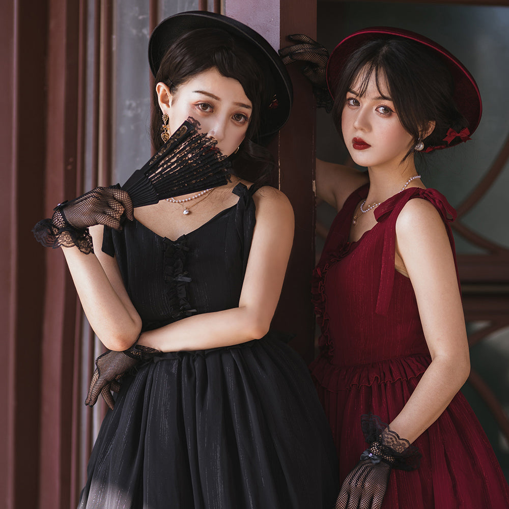 Miss point - Rhine Riverside - Summer Bow Lolita Top Hat