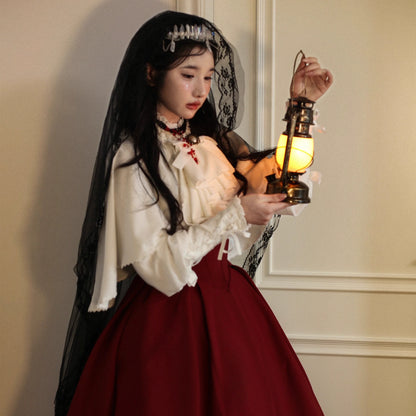 Sweet Wood - Winter Classic Lolita Coat Suit Woolen Plus Size Outerwear