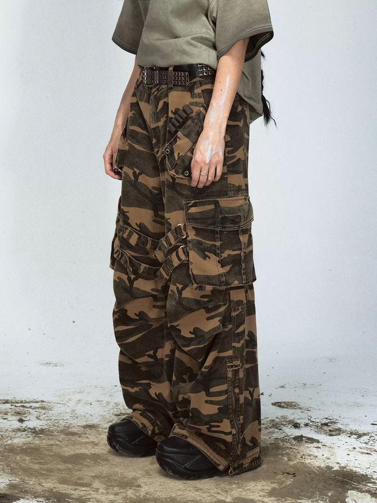 Camouflage retro style casual pants【s0000009219】