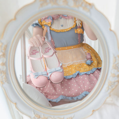 Dolly Doll - Lovers' Gift - Round Toe Middle Heel Mary Jane Lolita Shoes