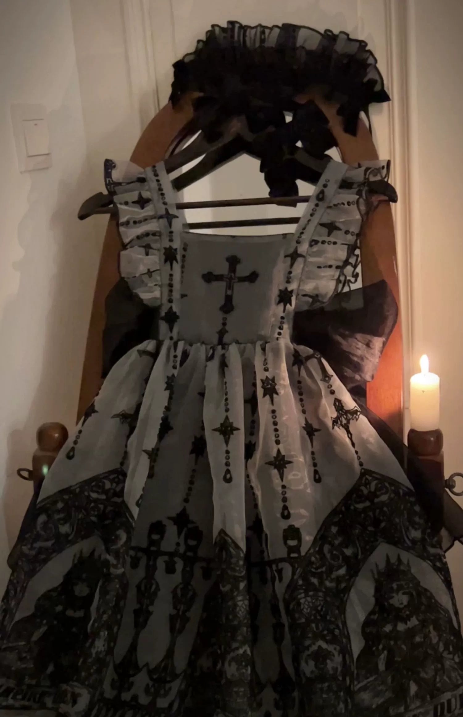 Sugar Girl - Cross Witch - Gothic Lolita Jumper Dress Suspender Dress