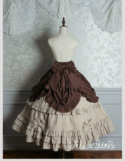 Alice Girl - Duke of Victoria - Classic Lolita SK & Overskirt Set