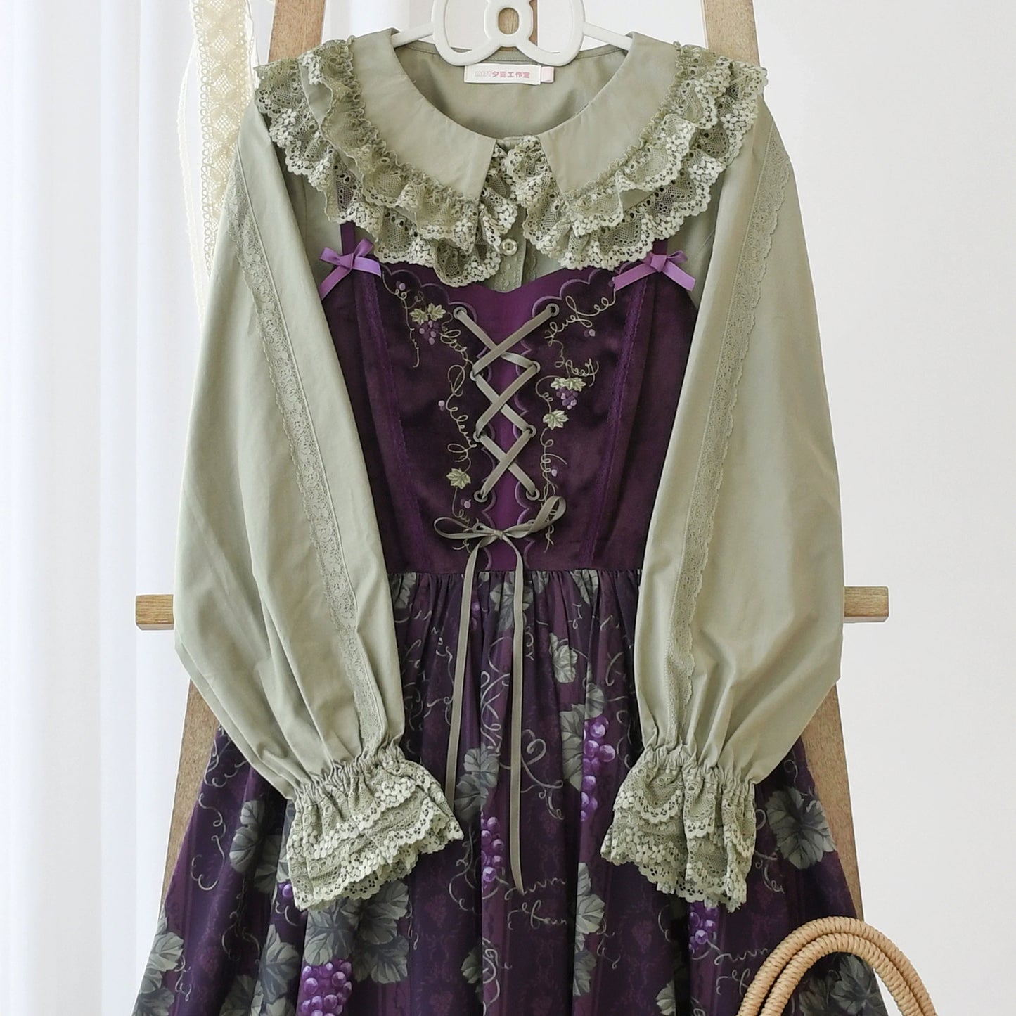 MIST - Hyde Garden - Daily Lolita Shirt Cotton Blouse Long Sleeves