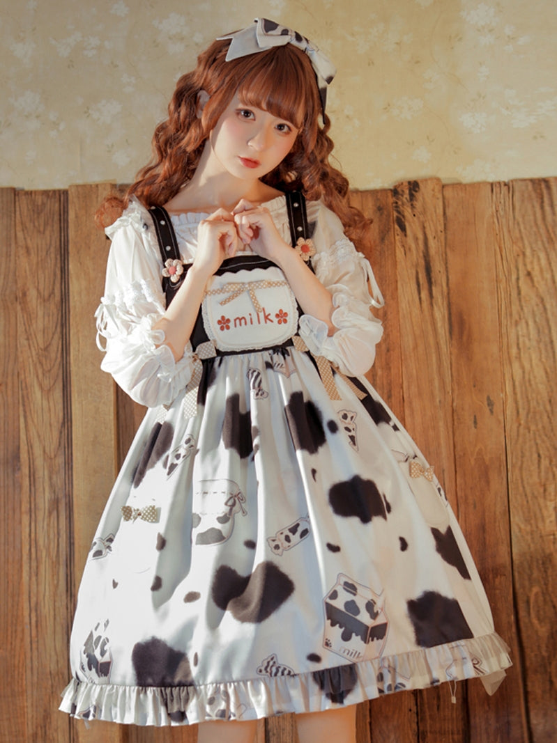 Eieyomi- Sweet Milk Candy - Kawaii Lolita JSK