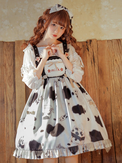Eieyomi- Sweet Milk Candy - Kawaii Lolita JSK