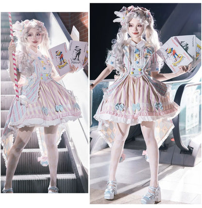 Sakurahime - Werid Theatre - Sweet Lolita Blackpink Stripe OP