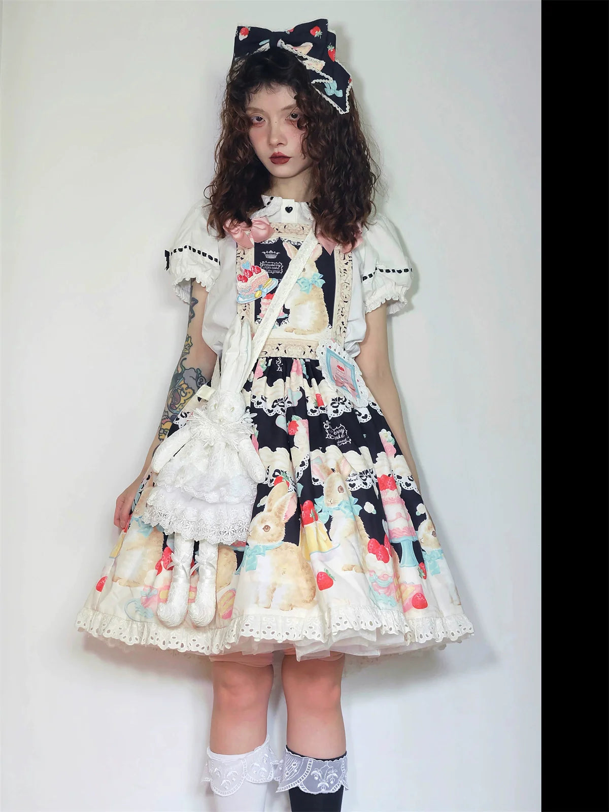 Dark Star Island - Honey Bunny Cake - Sweet Lolita JSK/OP/Strap SK/Shirt