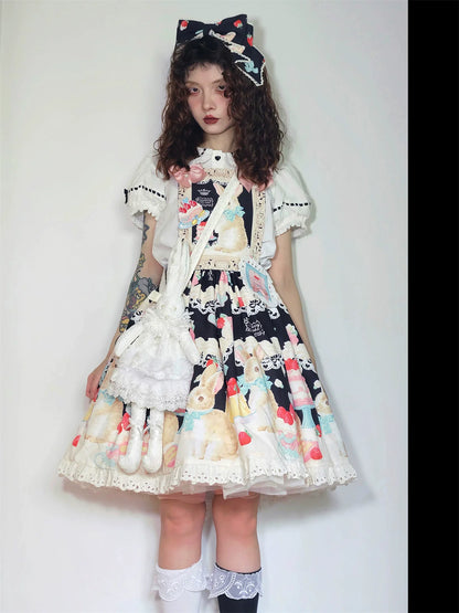 Dark Star Island - Honey Bunny Cake - Sweet Lolita JSK/OP/Strap SK/Shirt