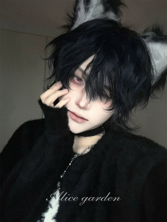 Alicegarden - Ouji Lolita Wig Short Curly Male Lolita Wig