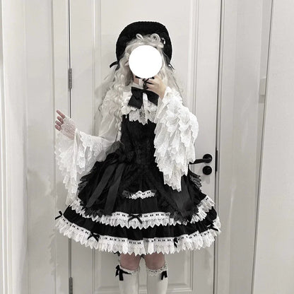 LeMiroir - Saint - Gothic Lolita Bolero Skirt Mermaid Dress Corset