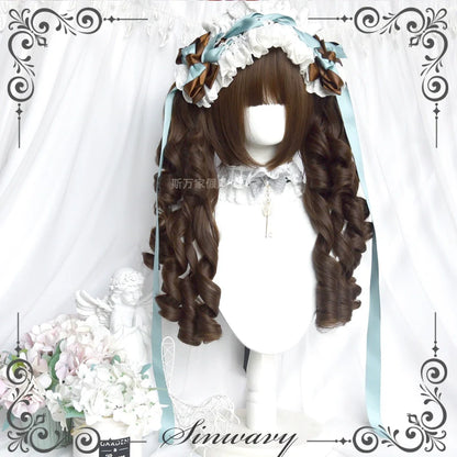 Sinwavy - Old School Lolita Wig, Layered Roman Curls