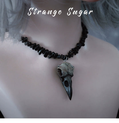 Strange Sugar - Handmade Gothic Lolita Choker, Multiple Pendant