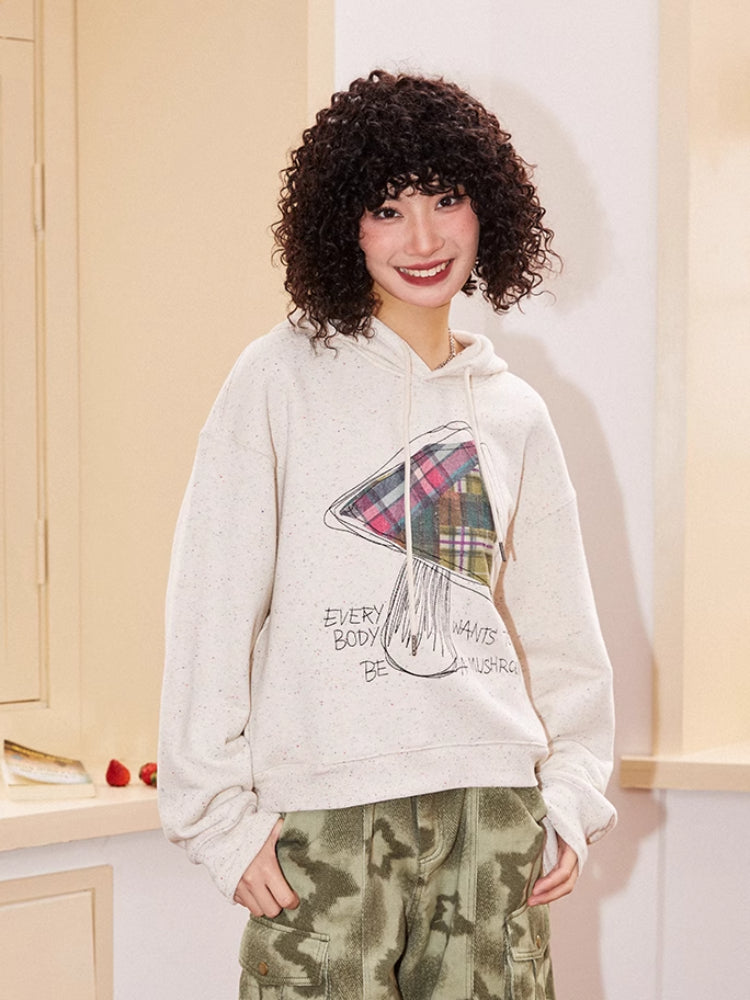 Hooded embroidered sweatshirt【s0000006559】